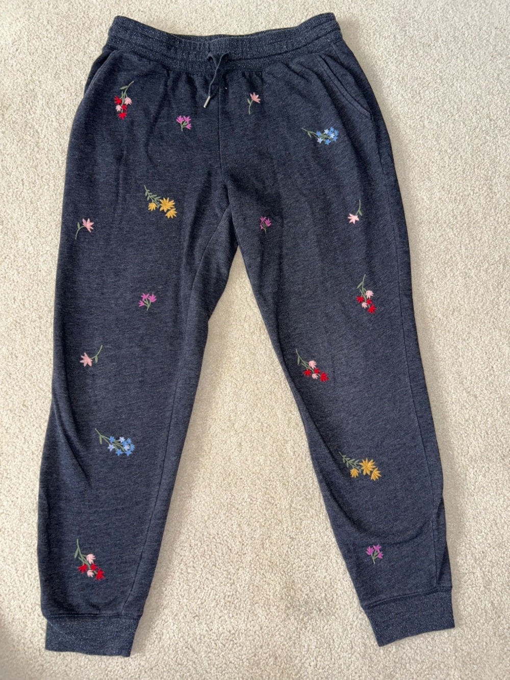 Old Navy embroidered joggers M